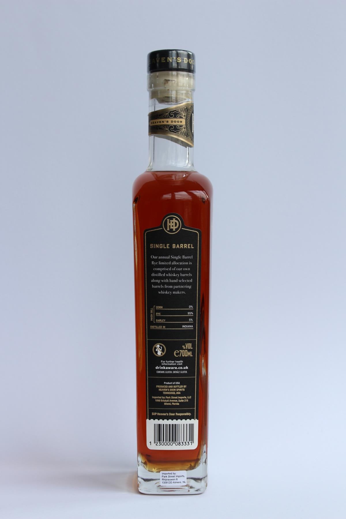 Heaven’s Door Rye Schlumberger No. 3 | C.P.S. Score: 49,4