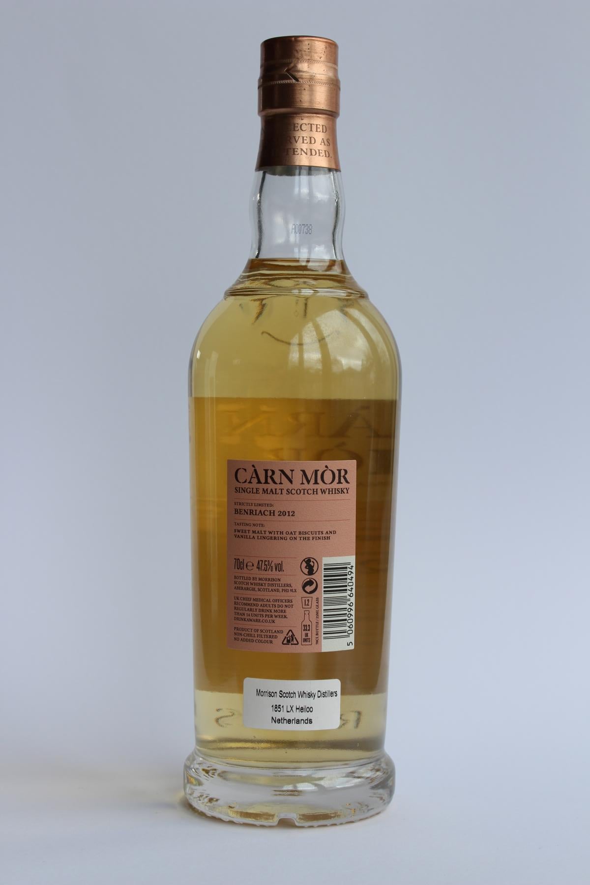 Càrn Mòr Benriach 2012 | C.P.S. Score: 61,7