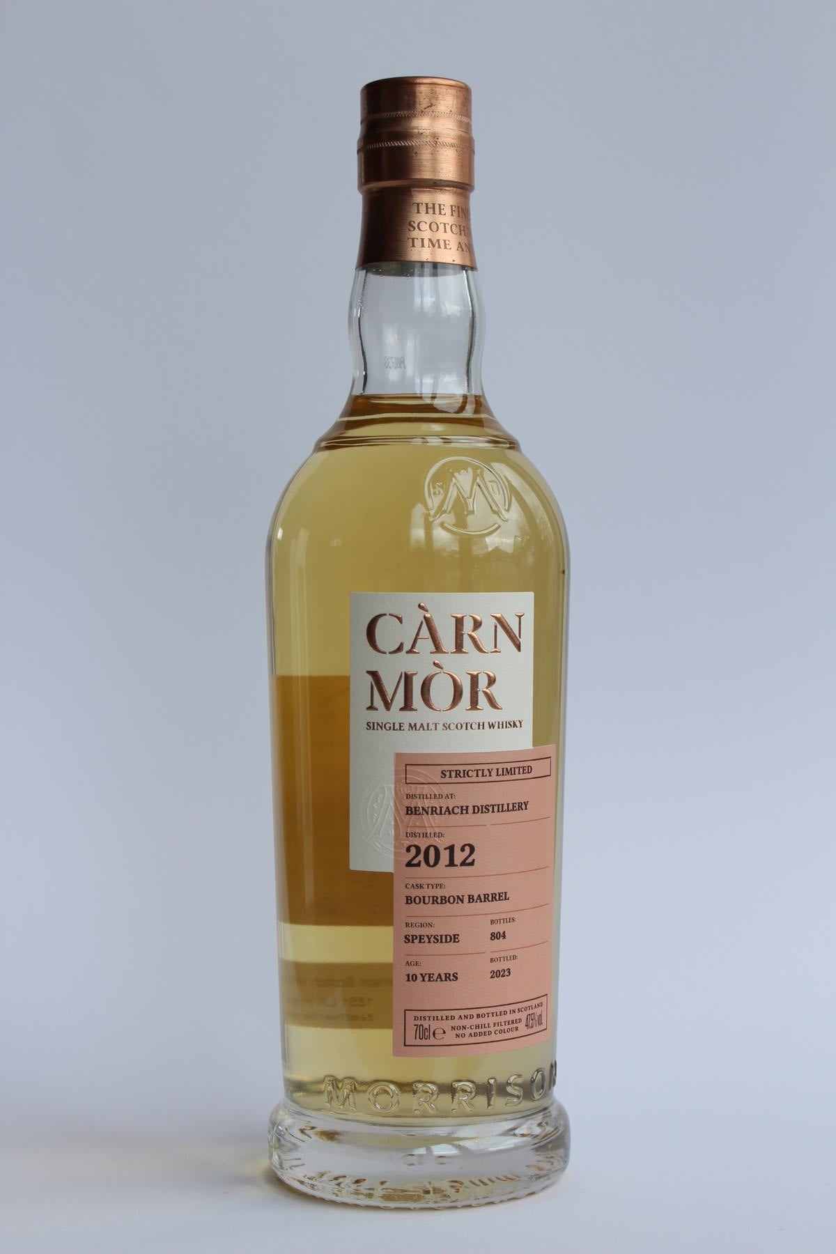 Càrn Mòr Benriach 2012 | C.P.S. Score: 61,7