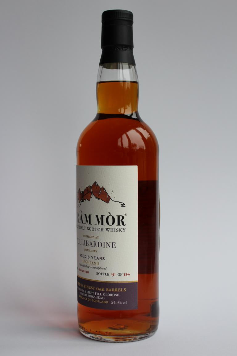 Dràm Mòr Tullibardine 6 Jahre 1st Fill Oloroso Finish | C.P.S. Score: 59,3