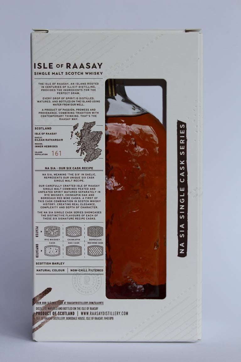 Isle of Raasay - 5 y.o. - Single Cask Chinkapin Oak | C.P.S. Score: 63,9