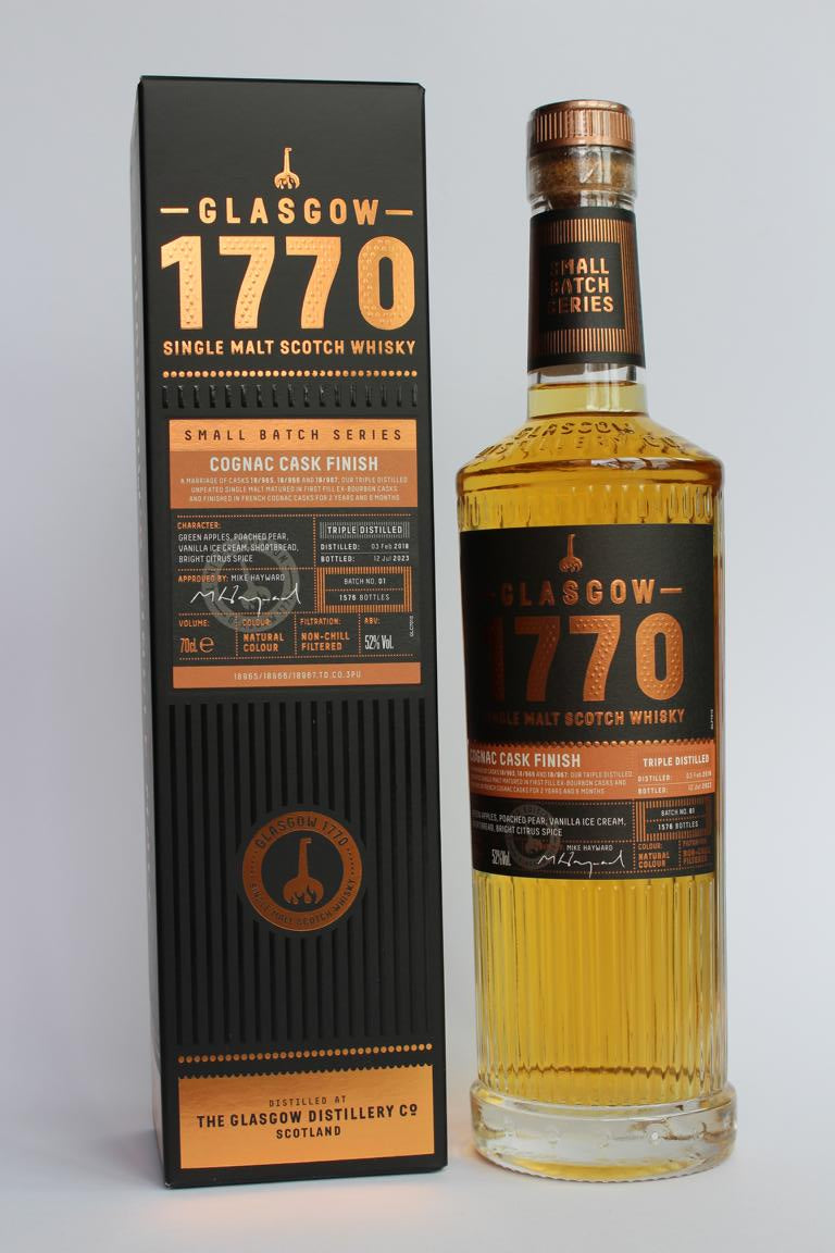The Glasgow Distillery 1770 - Cognac Cask Finish | C.P.S. Score: 47,4