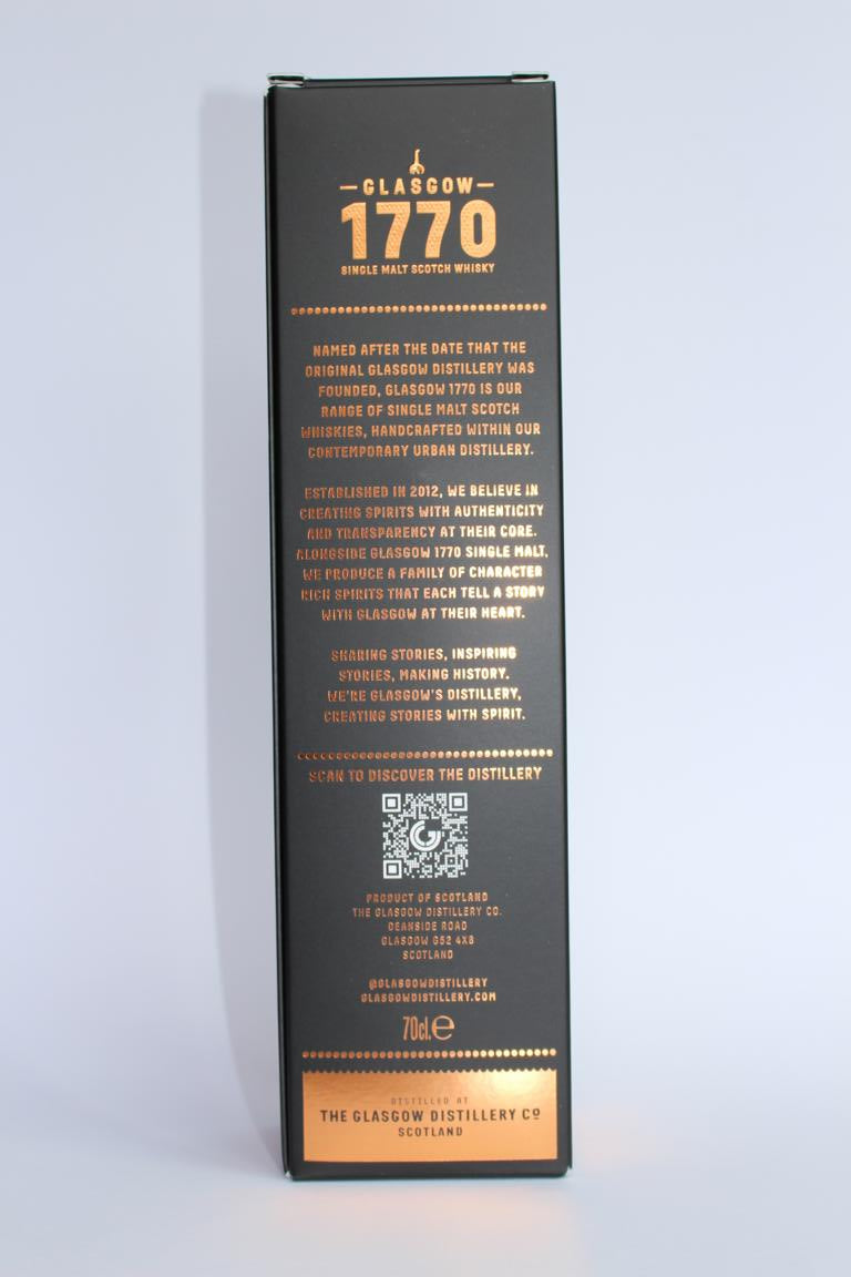 The Glasgow Distillery 1770 - Cognac Cask Finish | C.P.S. Score: 47,4